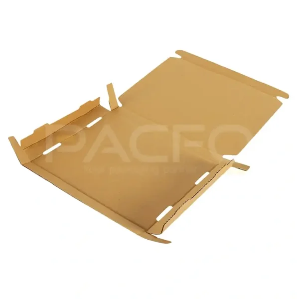 Tuck In 12 X 9.90 X 1.20 Inches Brown Corrugated Boxes - Image 2