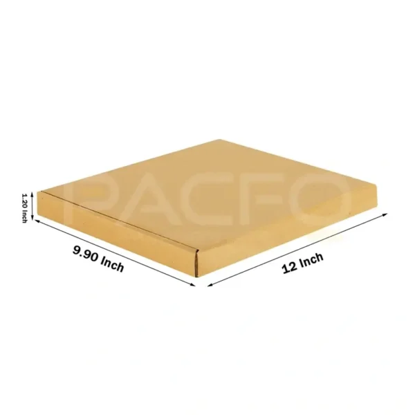 Tuck In 12 X 9.90 X 1.20 Inches Brown Corrugated Boxes