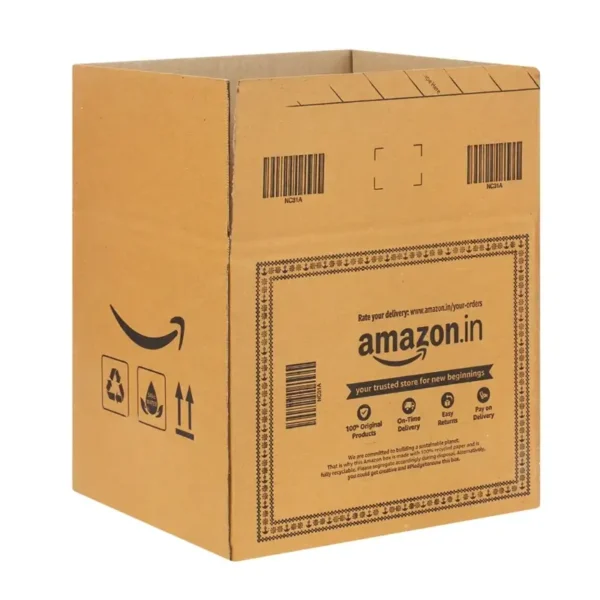 Amazon Branded Corrugated Box NC31 A (24.2 X 20.9 X 19.9 CM) (50 Pcs)