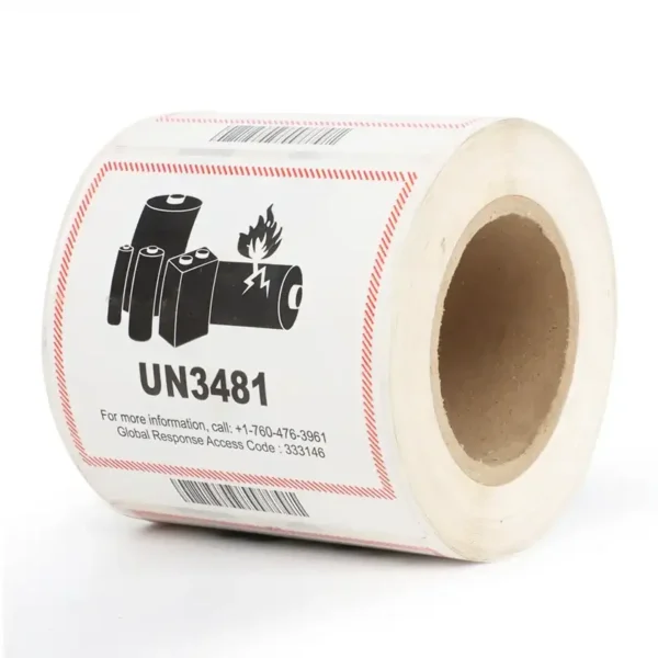 Amazon Branded UN3481 Shipping Label (4000 Label)
