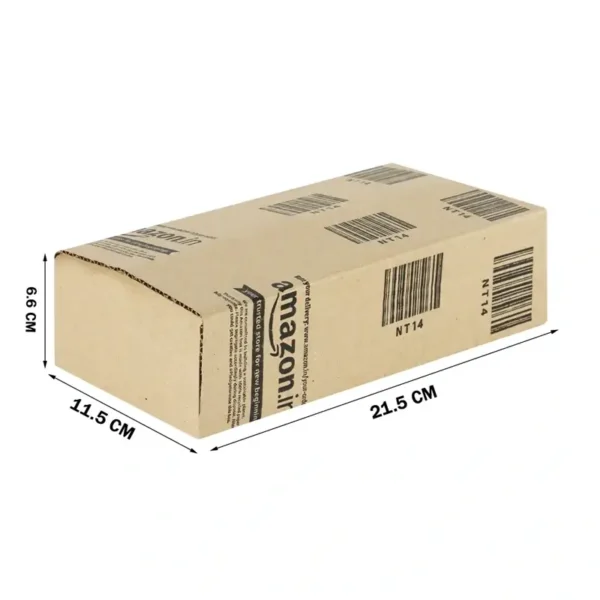 Amazon Branded Corrugated Box NT14 (21.7 X 11.5 X 6.6 CM) (50 Pcs) - Image 2