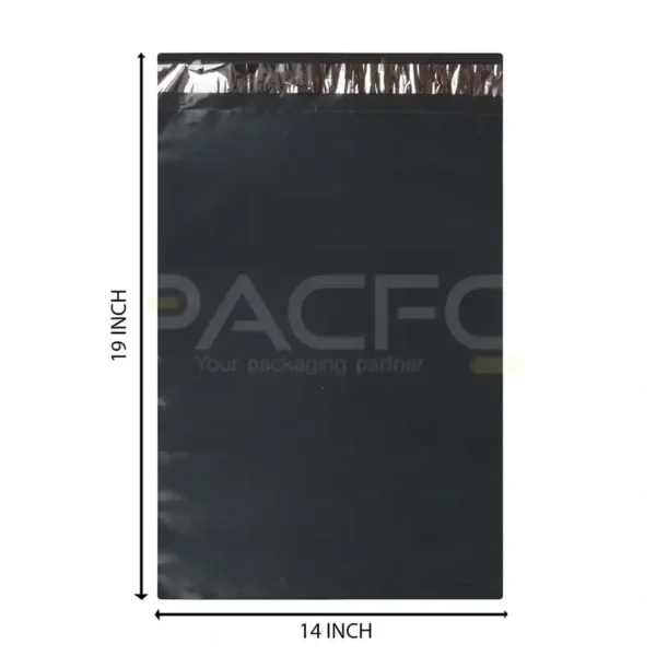 Grey Poly Mailer/Courier Bag Without Pod 14 X 19 Inches