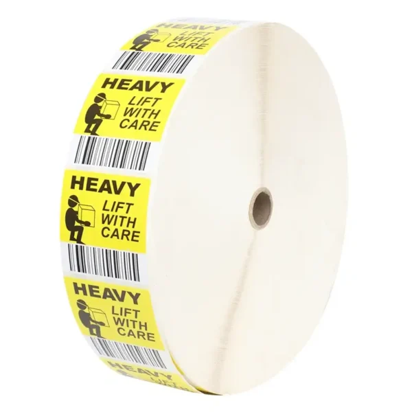 Amazon Branded Heavy Lift With Care Shipping Label -10 X 7.5 CM (5000 Label) - Image 3