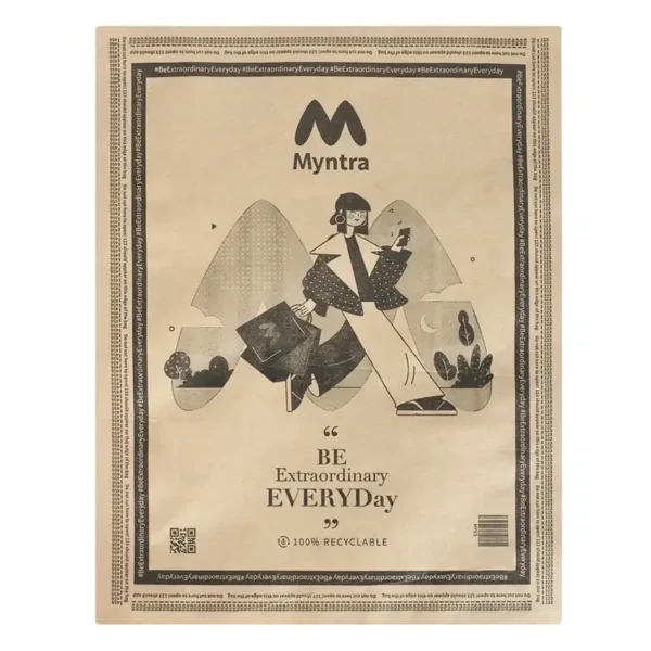 Myntra Branded Paper Pouches Size A1 - 10 X 14.5 Inches
