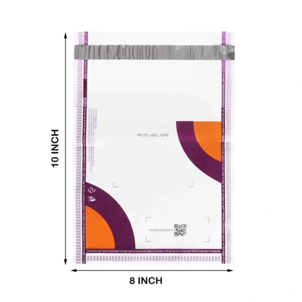 Transparent Meesho TP2 8 X 10 X 2 Inches Courier Bags