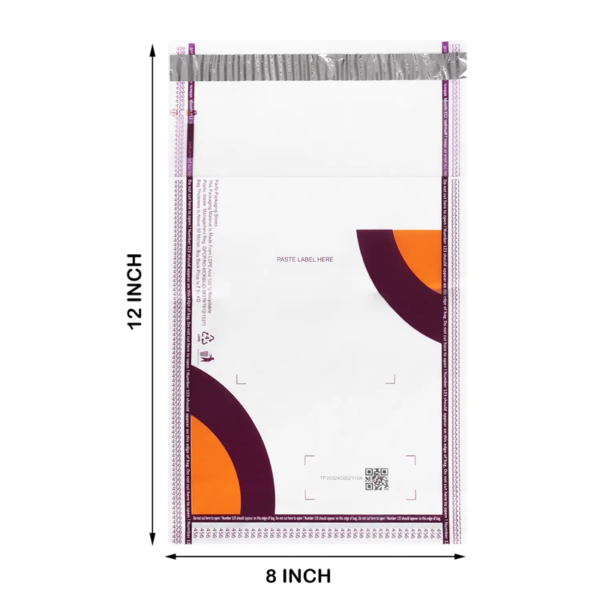 Transparent Meesho TP3 8 X 12 X 2 Inches Courier Bags
