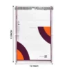 Transparent Meesho TP5 10 X 13 X 2 Inches Courier Bags