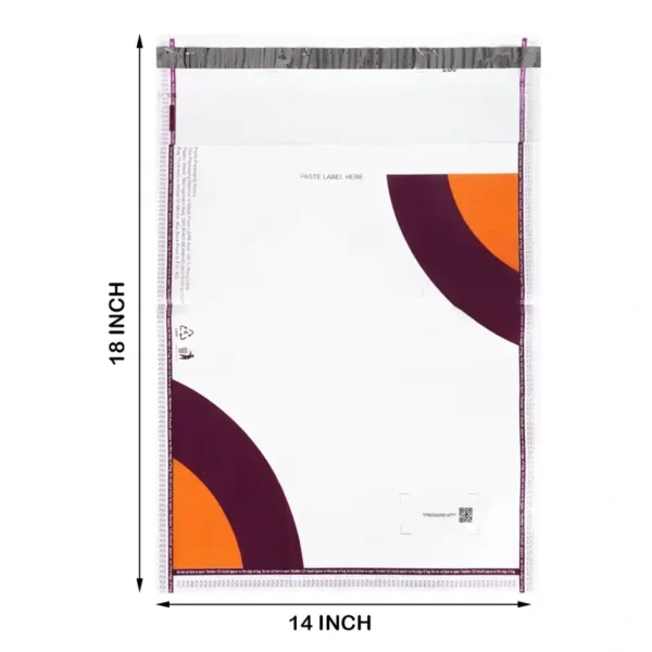 Transparent Meesho TP9 14 X 18 X 2 Inches Courier Bags