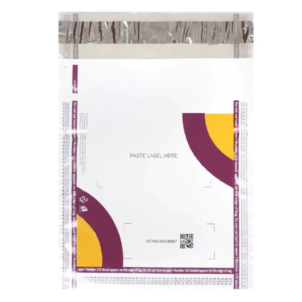 Meesho Printed TP1 Black and White 6.5 x 8 Inches Courier Bags