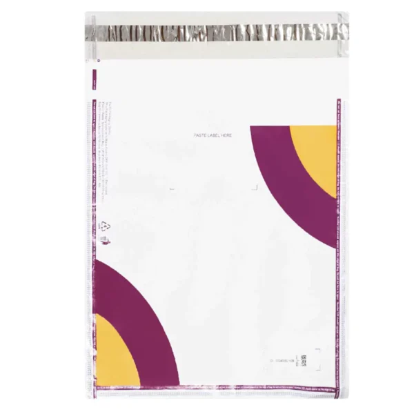 Meesho Printed TP8 Black and White 12.5 x 16 Inches Courier Bags