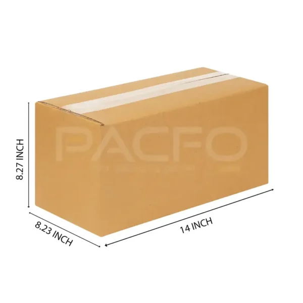 3-Ply 14.76 X 8.27 X 8.23 Inches Brown Corrugated Boxes