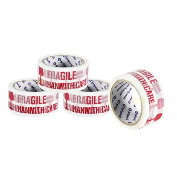 Fragile Printed Self Adhesive BOPP Tape 2 Inch X 65 Meters