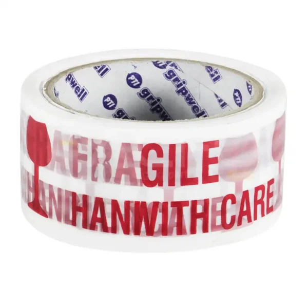 Fragile Printed Self Adhesive BOPP Tape 2 Inch X 65 Meters - Image 2