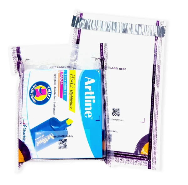 Transparent Meesho TP1 Courier Bags 6.5 X 8 X 1.5 Inches